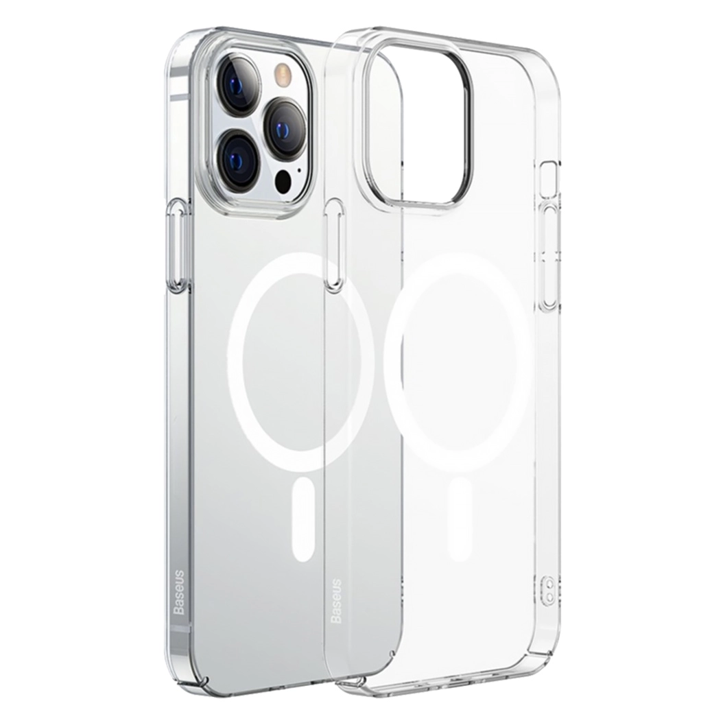 Чехол Baseus Crystal Magnetic Phone Case for iPhone 13 Pro Clear - цена, характеристики, отзывы, рассрочка, фото 1
