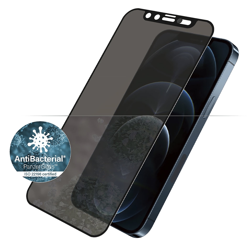 Захисне скло PanzerGlass Apple iPhone 12 Pro Max CamSlider Privacy AB - ціна, характеристики, відгуки, розстрочка, фото 3
