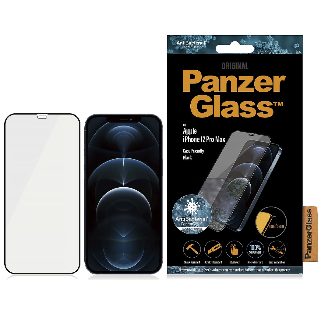 Защитное скло PanzerGlass Apple iPhone 12/12 Pro CamSlider Privacy AB - ціна, характеристики, відгуки, розстрочка, фото 1