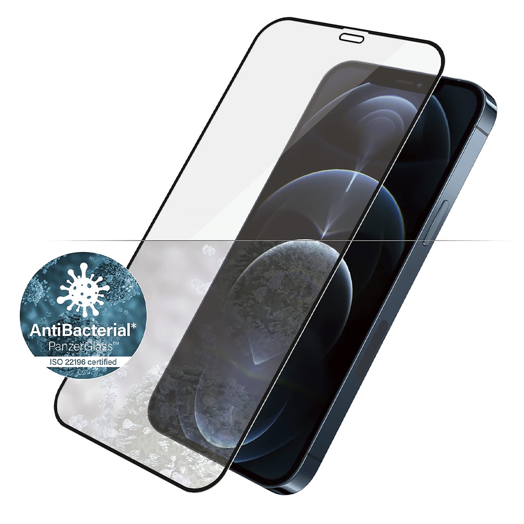 Защитное стекло PanzerGlass Apple iPhone 12 Pro Max Case Friendly AB Black - цена, характеристики, отзывы, рассрочка, фото 6