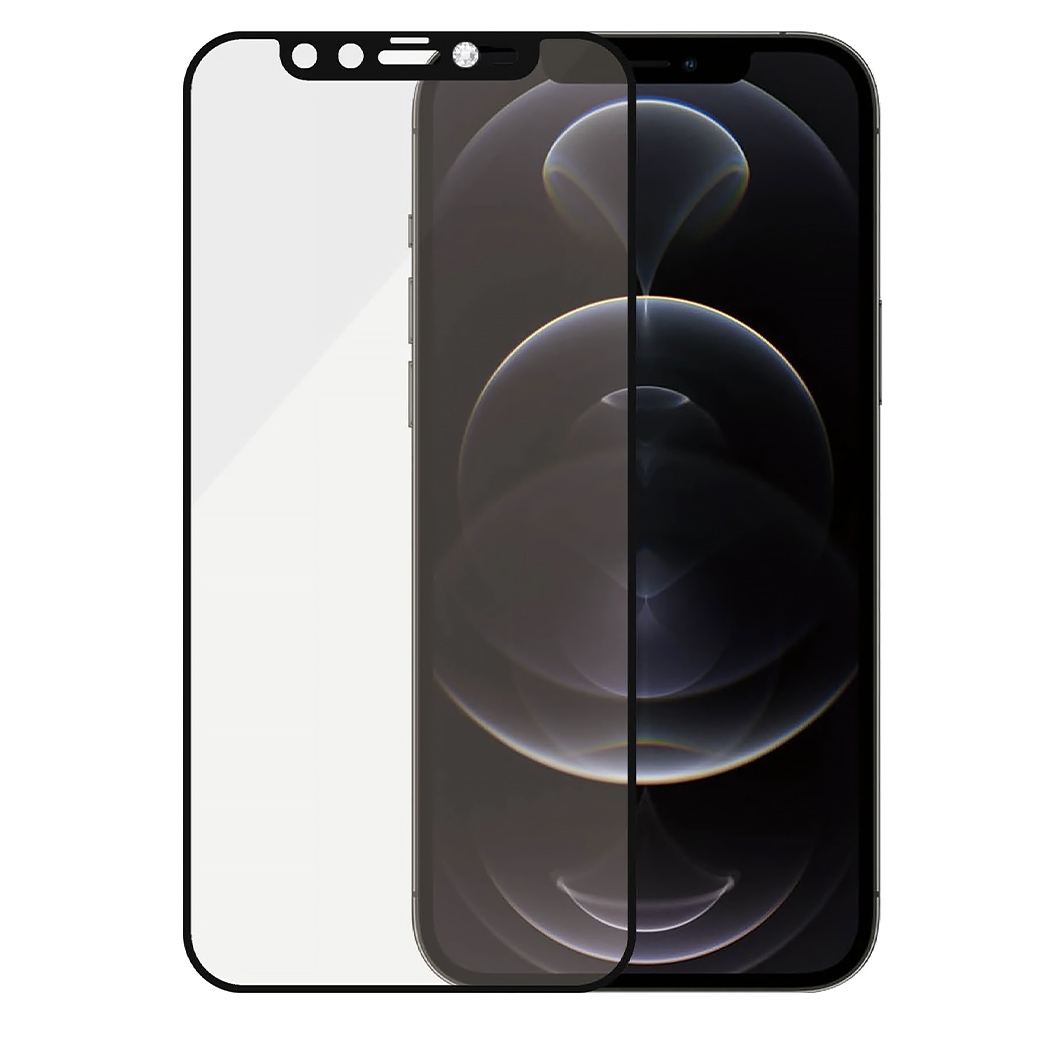 Защитное стекло PanzerGlass Apple iPhone 12/12 Pro Swarovski CamSlider AB Black
