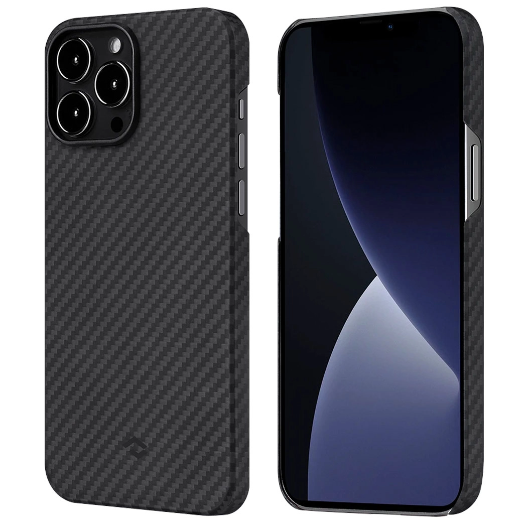 Чехол Pitaka MagEZ Twill Case 2 for iPhone 13 Pro Max Black/Grey - цена, характеристики, отзывы, рассрочка, фото 1