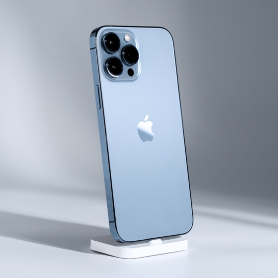 Б/У Apple iPhone 13 Pro Max 128 Gb Sierra Blue (Идеальное) - цена, характеристики, отзывы, рассрочка, фото 1
