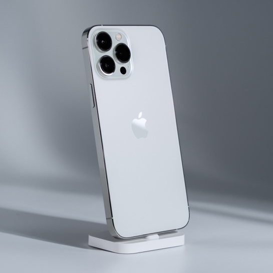 Б/У Apple iPhone 13 Pro Max 128 Gb Silver (Відмінний) - ціна, характеристики, відгуки, розстрочка, фото 1
