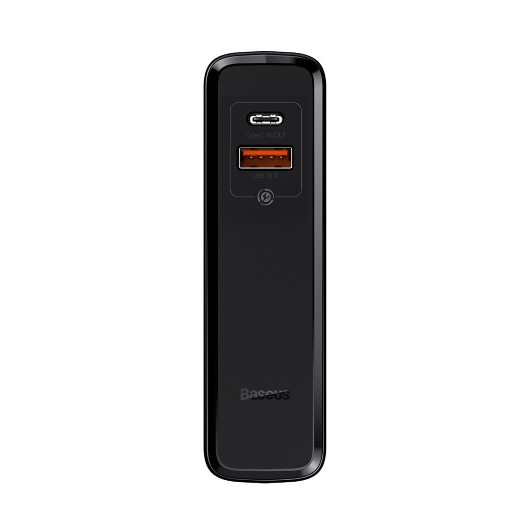 Зарядний пристрій Baseus 2in1 Quick Charger & Power Bank GaN Charger C+U 10000mAh 45W Black - ціна, характеристики, відгуки, розстрочка, фото 2
