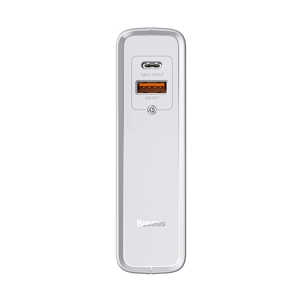 Зарядное устройство Baseus 2in1 Quick Charger & Power Bank GaN Charger C+U 10000mAh 45W White - цена, характеристики, отзывы, рассрочка, фото 2