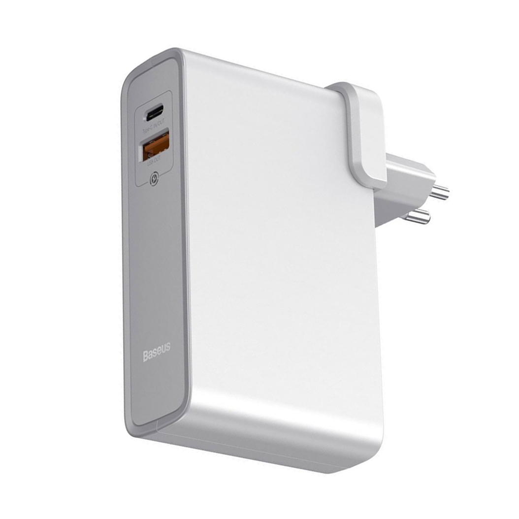 Зарядний пристрій Baseus 2in1 Quick Charger & Power Bank GaN Charger C+U 10000mAh 45W White - ціна, характеристики, відгуки, розстрочка, фото 4