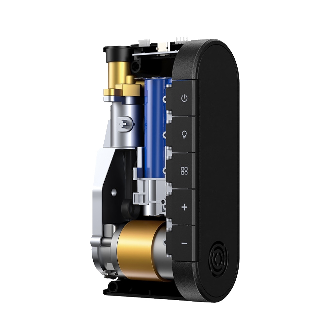 Автомобильный насос Baseus Dynamic Eye Inflator Pump Black - цена, характеристики, отзывы, рассрочка, фото 5