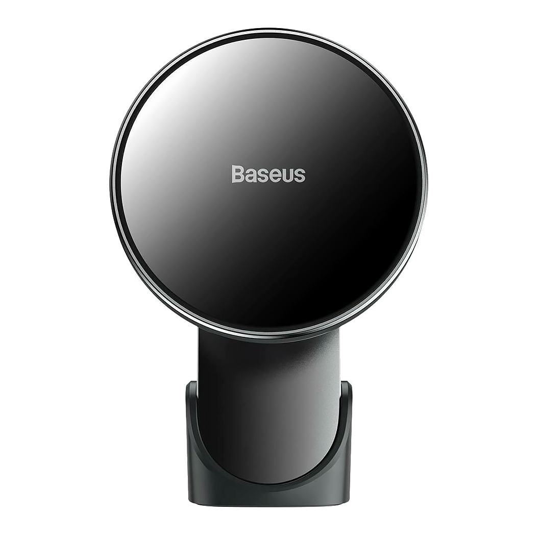 Бездротовий зарядний пристрій Baseus Big Energy Car Mount Wireless Charger Black - ціна, характеристики, відгуки, розстрочка, фото 1