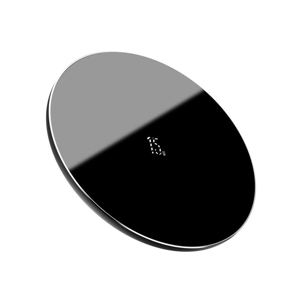 Бездротовий зарядний пристрій Baseus Simple Wireless Charger 15W Black