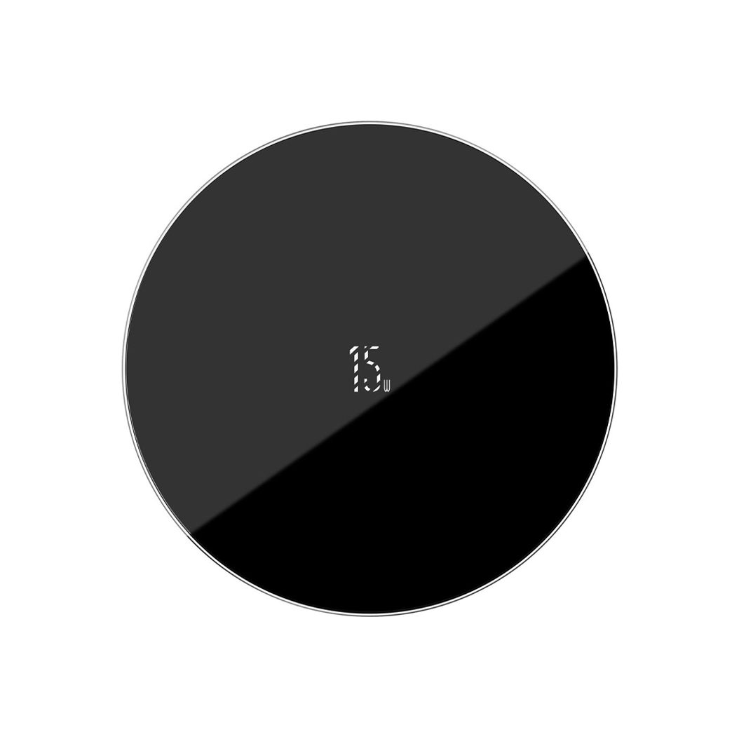 Бездротовий зарядний пристрій Baseus Simple Wireless Charger 15W Black