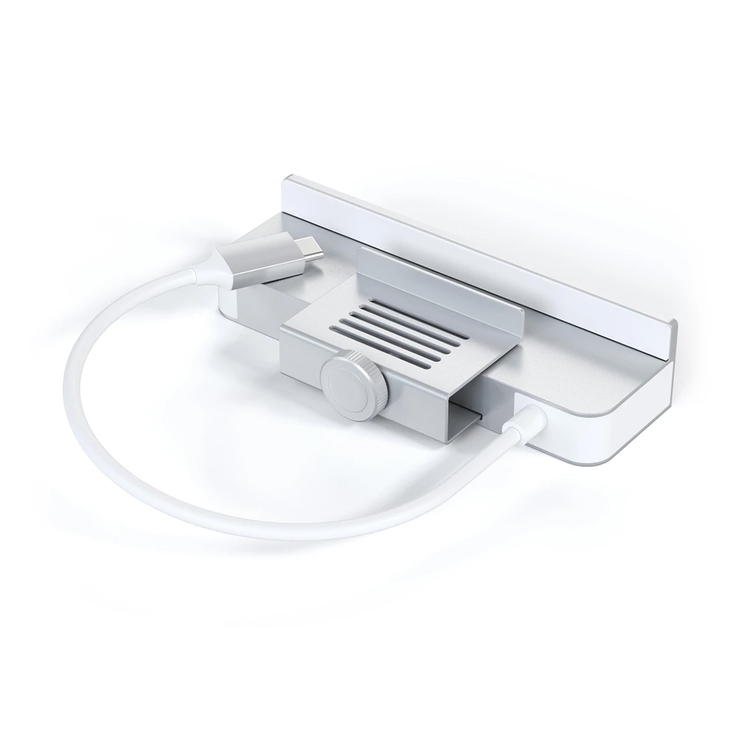 Адаптер Satechi Aluminum Type-C Clamp Hub Silver for iMac 24"