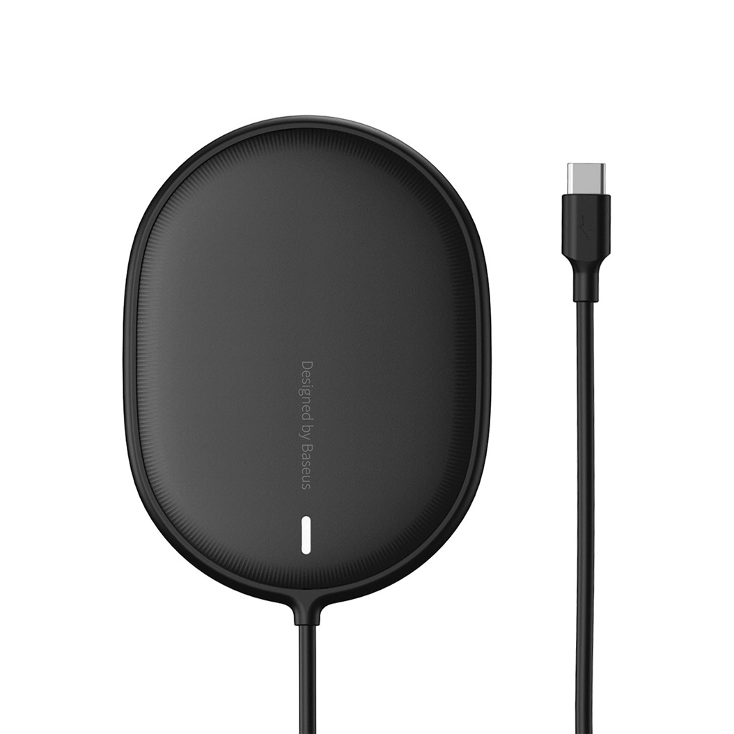 Беспроводное зарядное устройство Baseus Light Magnetic 15W Black - цена, характеристики, отзывы, рассрочка, фото 1