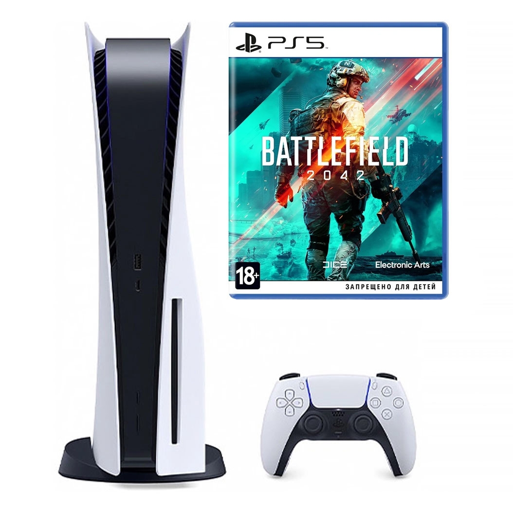 Игровая приставка Sony PlayStation 5 + Игра Battlefield 2042