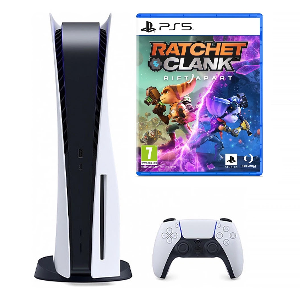 Игровая приставка Sony PlayStation 5 + Игра Ratchet & Clank: Rift Apart