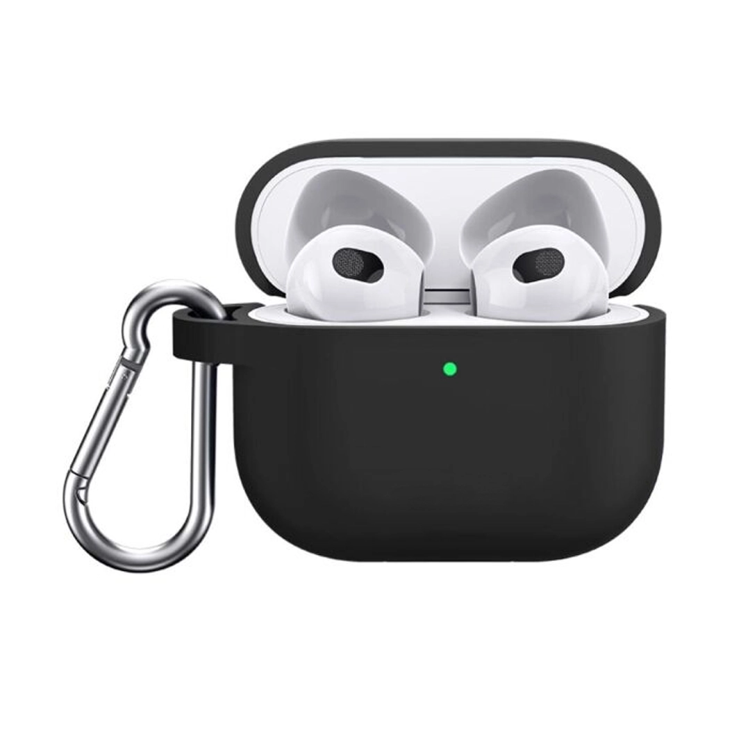 Чехол Silicone Case for Apple AirPods 3 with Carbine Black
