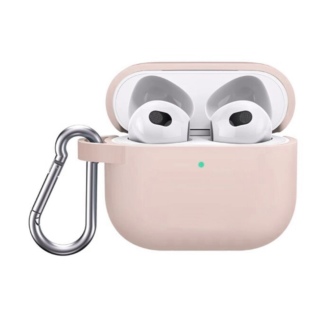 Чохол Silicone Case для Apple AirPods 3 with Carbine Pink Sand - цена, характеристики, отзывы, рассрочка, фото 1