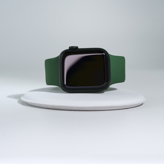 Б/У Смарт-годинник Apple Watch Series 7 + LTE 41mm Green Aluminum Case with Clover Sport Band (Відмінний) - ціна, характеристики, відгуки, розстрочка, фото 1