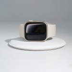 Б/У Смарт-годинник Apple Watch Series 7 41mm Starlight Aluminum Case with Starlight Sport Band (Ідеальний)