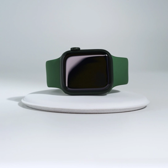 Б/У Смарт-годинник Apple Watch Series 7 45mm Green Aluminum Case with Clover Sport Band (Відмінний)