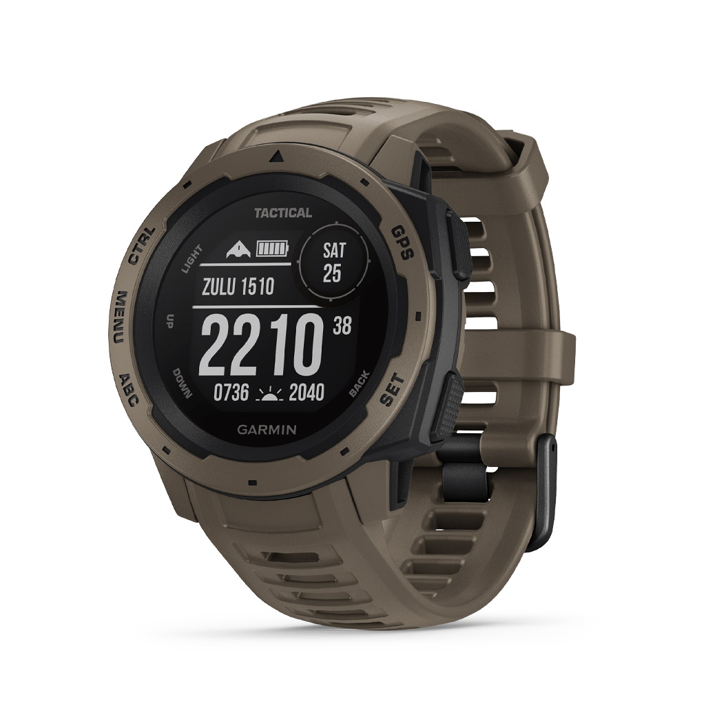 Спортивные часы Garmin Instinct Tactical Edition Coyote Tan - цена, характеристики, отзывы, рассрочка, фото 1