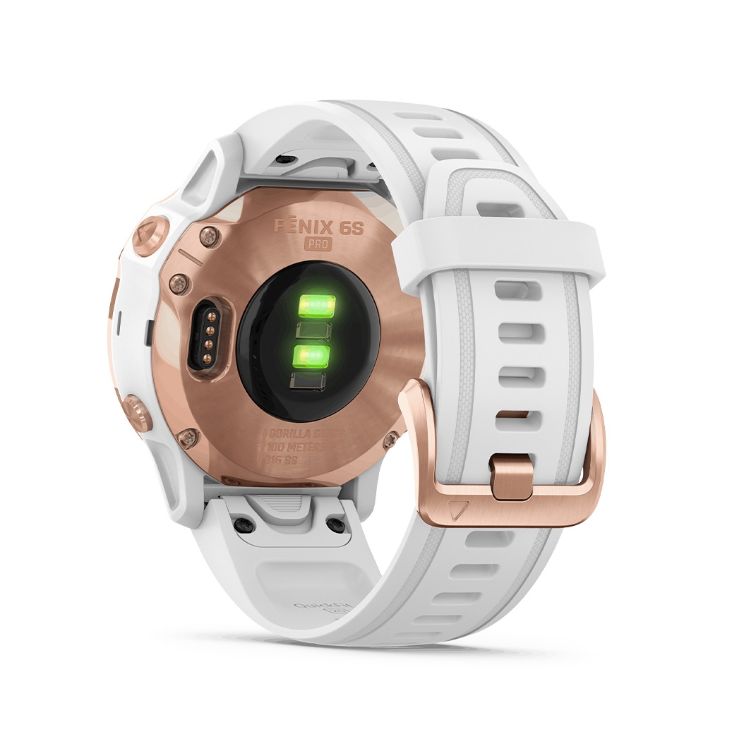 Спортивний годинник Garmin Fenix 6S Pro Rose Gold with White Band - ціна, характеристики, відгуки, розстрочка, фото 3