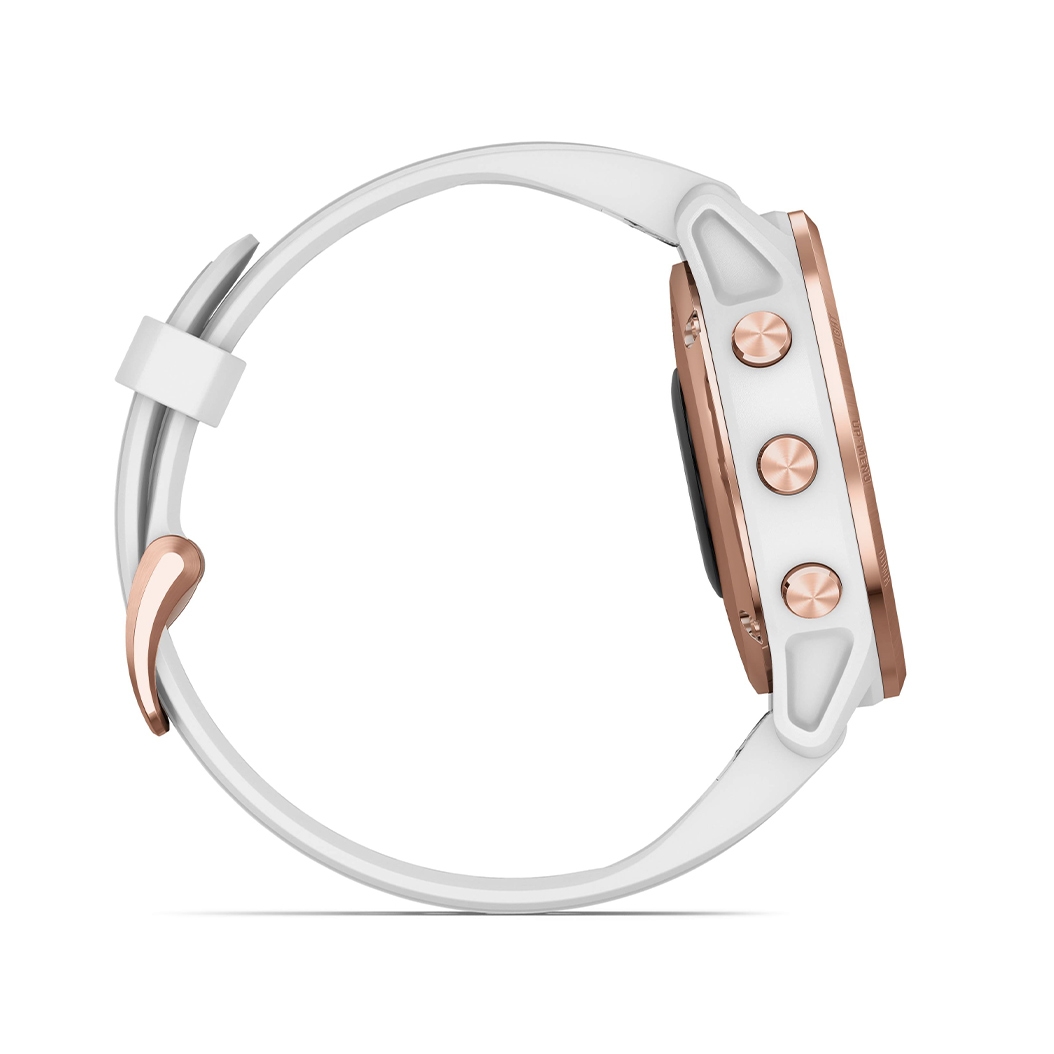 Спортивний годинник Garmin Fenix 6S Pro Rose Gold with White Band - ціна, характеристики, відгуки, розстрочка, фото 4