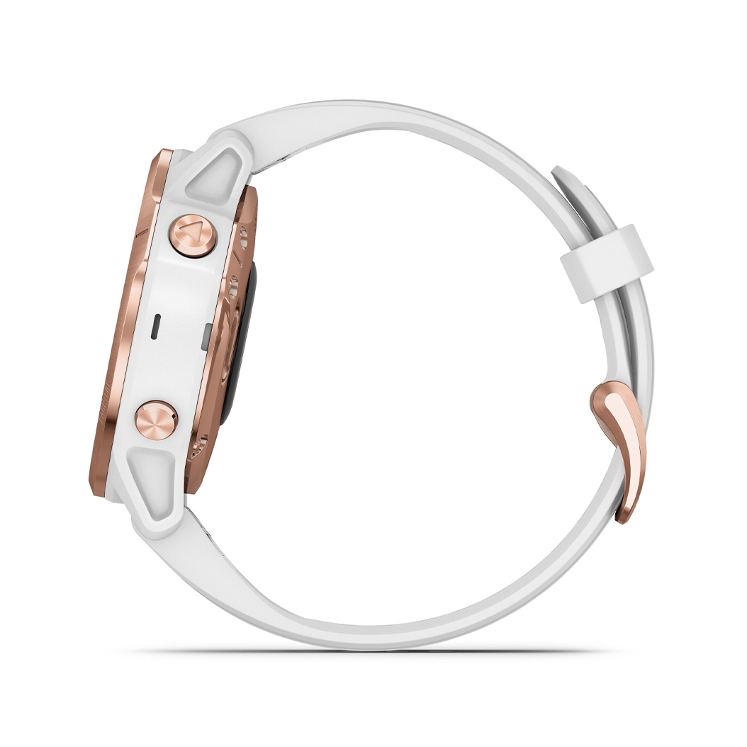 Спортивные часы Garmin Fenix 6S Pro Rose Gold with White Band - цена, характеристики, отзывы, рассрочка, фото 5
