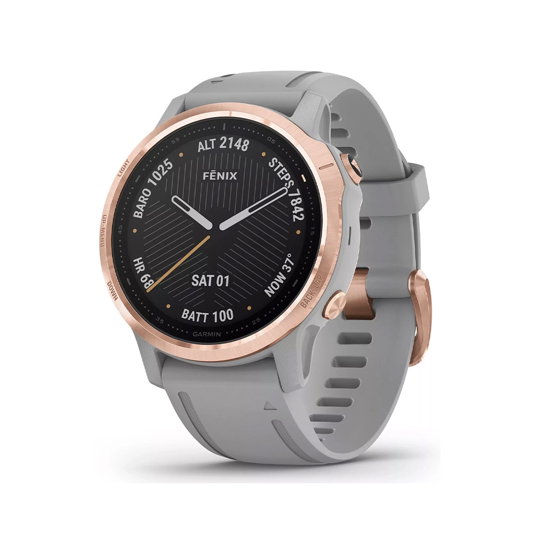 Спортивные часы Garmin Fenix 6S Rose Gold with Powder Gray Band