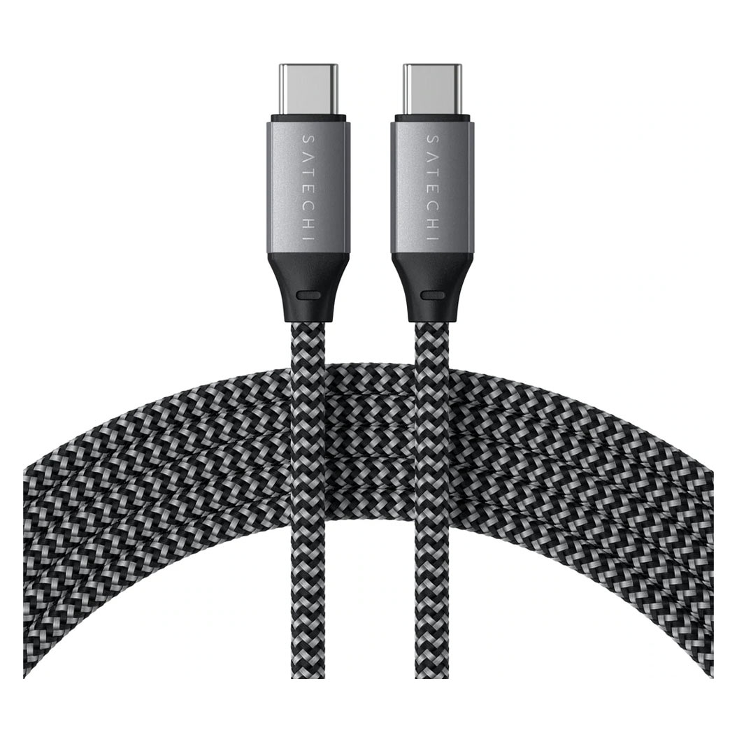 Кабель Satechi USB-C to USB-C Cable 100W Space Gray (2 m)