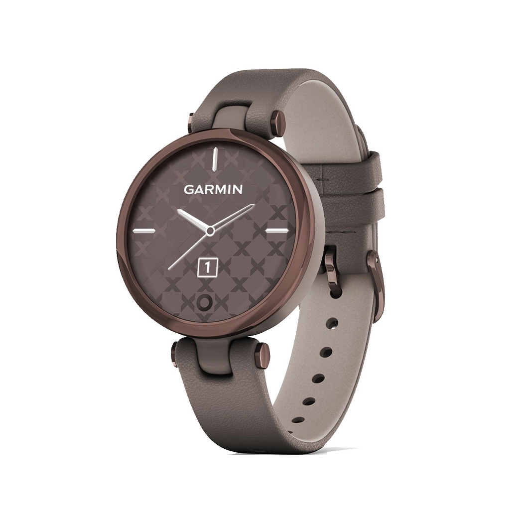 Спортивные часы Garmin Lily Classic Dark Bronze Bezel with Paloma Case and Italian Leather Band - цена, характеристики, отзывы, рассрочка, фото 1