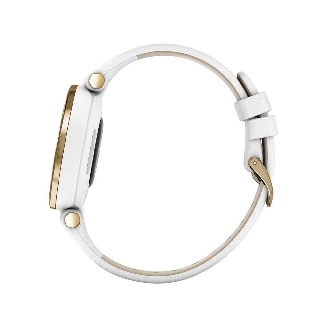 Спортивные часы Garmin Lily Classic Light Gold Bezel with White Case and Italian Leather Band - цена, характеристики, отзывы, рассрочка, фото 5