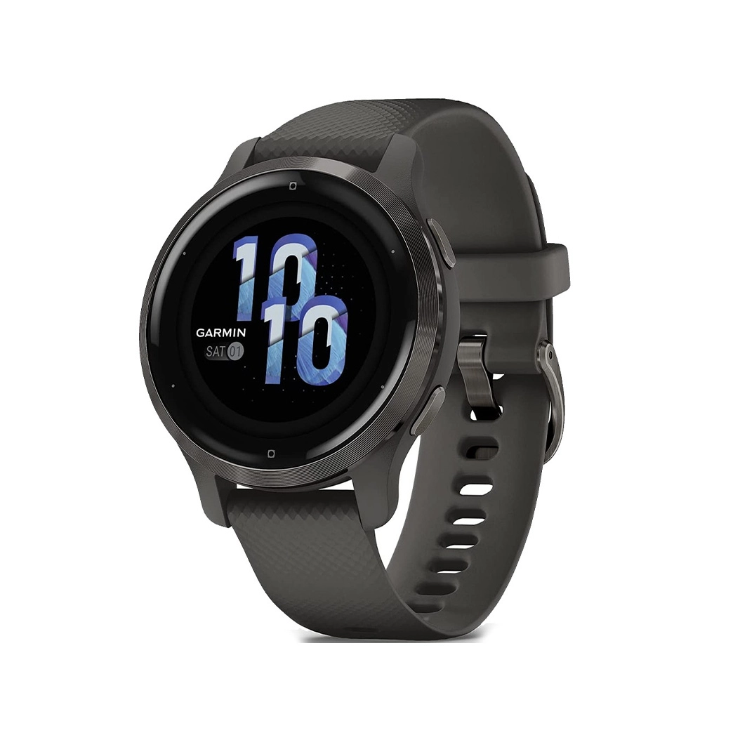Спортивний годинник Garmin Venu 2S Slate Bezel with Graphite Case and Silicone Band