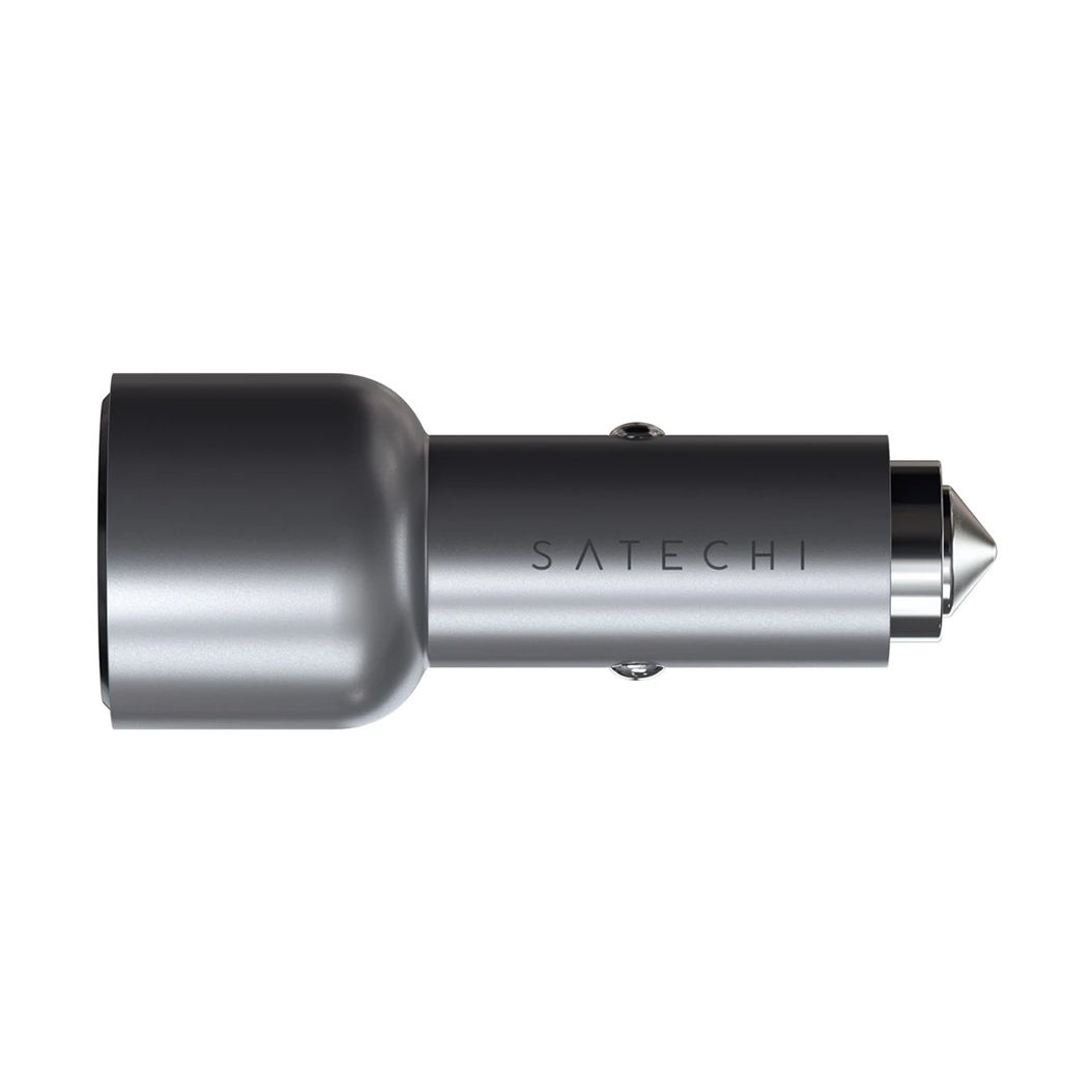Автомобільний зарядний пристрій Satechi 40W Dual USB-C PD Car Charger Space Grey - ціна, характеристики, відгуки, розстрочка, фото 5