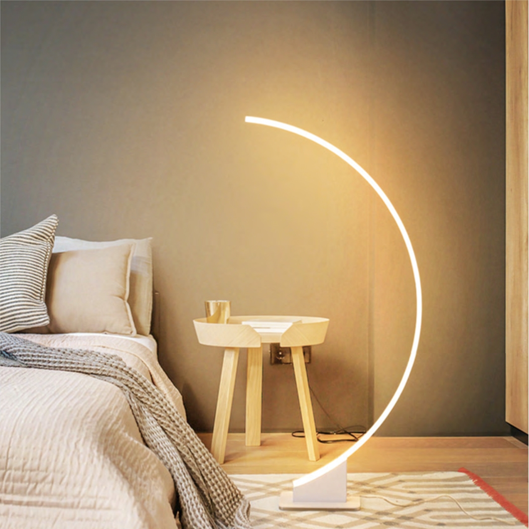 Підлогова лампа Modern LED Floor Lamp LUNA White