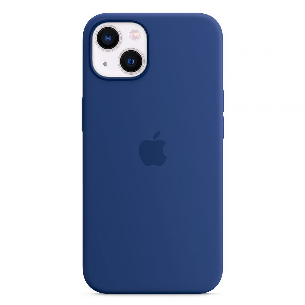 Чехол Apple Silicone Case with MagSafe for iPhone 13 Blue Jay Original Assembly