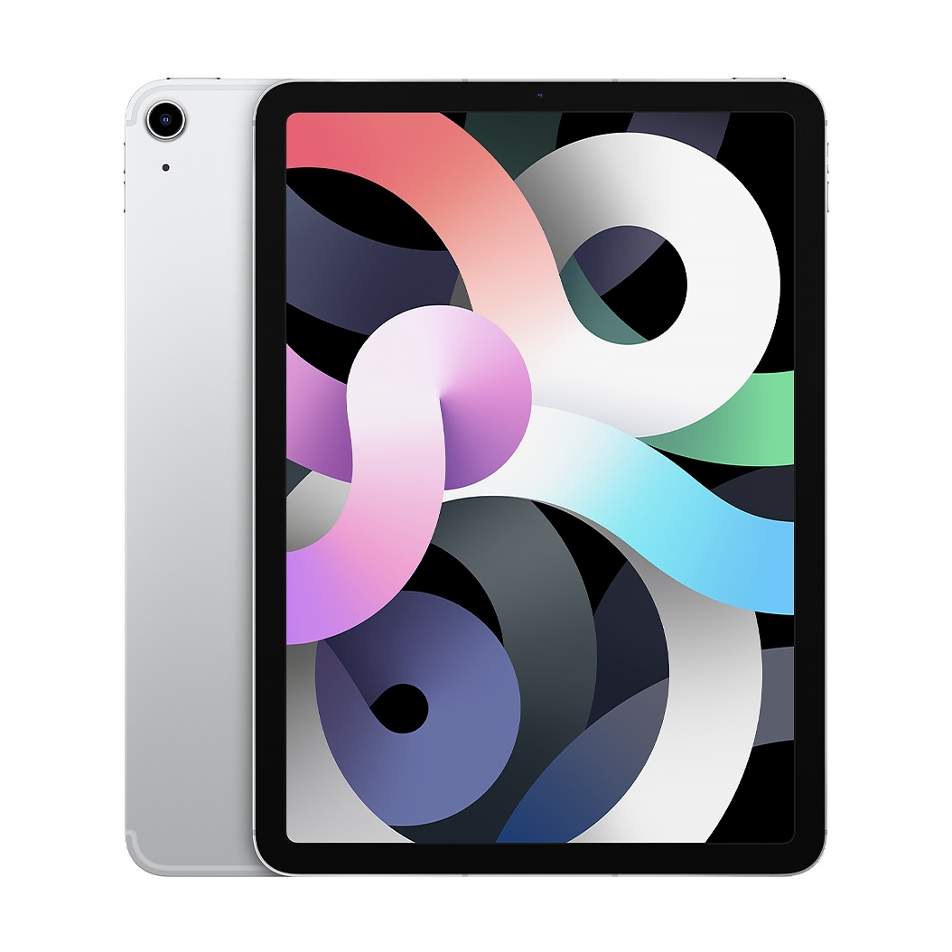 Планшет Apple iPad Air 4 10.9" 256Gb Wi-Fi + 4G Silver 2020 UA - цена, характеристики, отзывы, рассрочка, фото 1