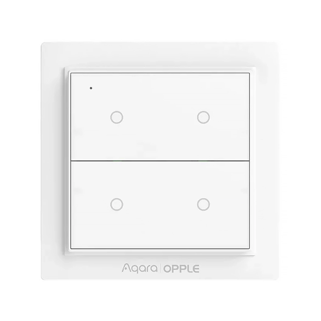 Умный выключатель Xiaomi Aqara Opple Light Switch (Double-Button) (WXCJKG12LM) - цена, характеристики, отзывы, рассрочка, фото 1