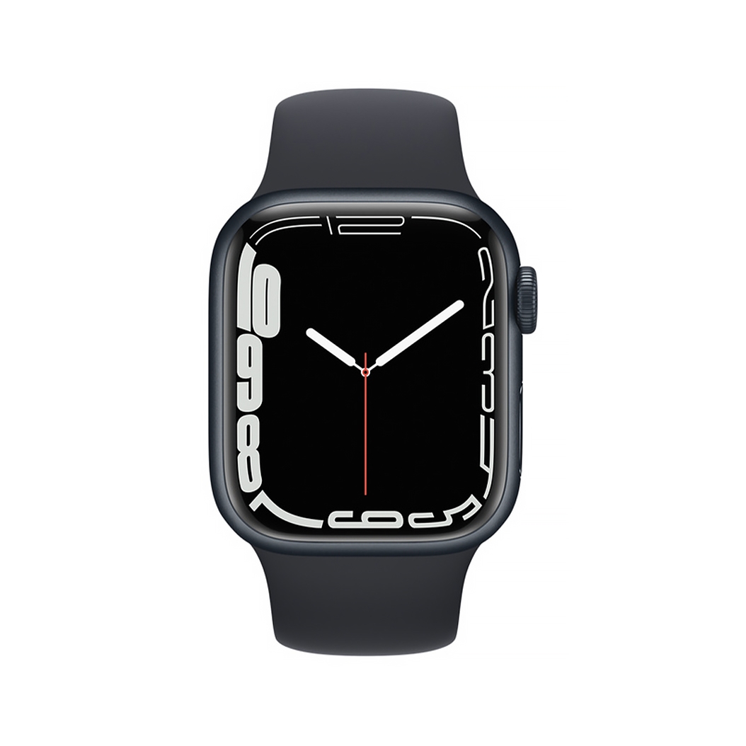 Смарт-годинник Apple Watch Series 7 + LTE 41mm Midnight Aluminum Case with Midnight Sport Band UA - ціна, характеристики, відгуки, розстрочка, фото 2