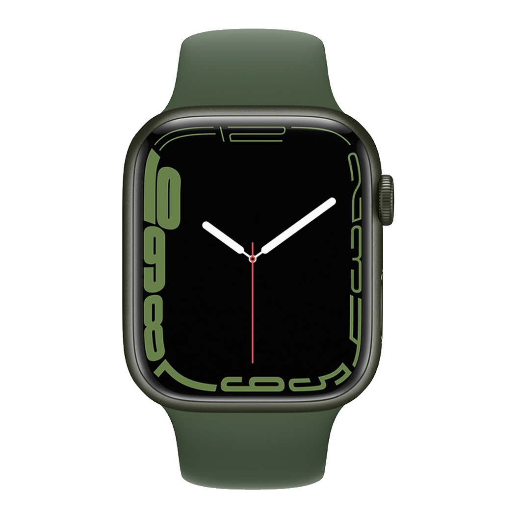 Смарт-часы Apple Watch Series 7 + LTE 45mm Green Aluminum Case with Clover Sport Band UA - цена, характеристики, отзывы, рассрочка, фото 2