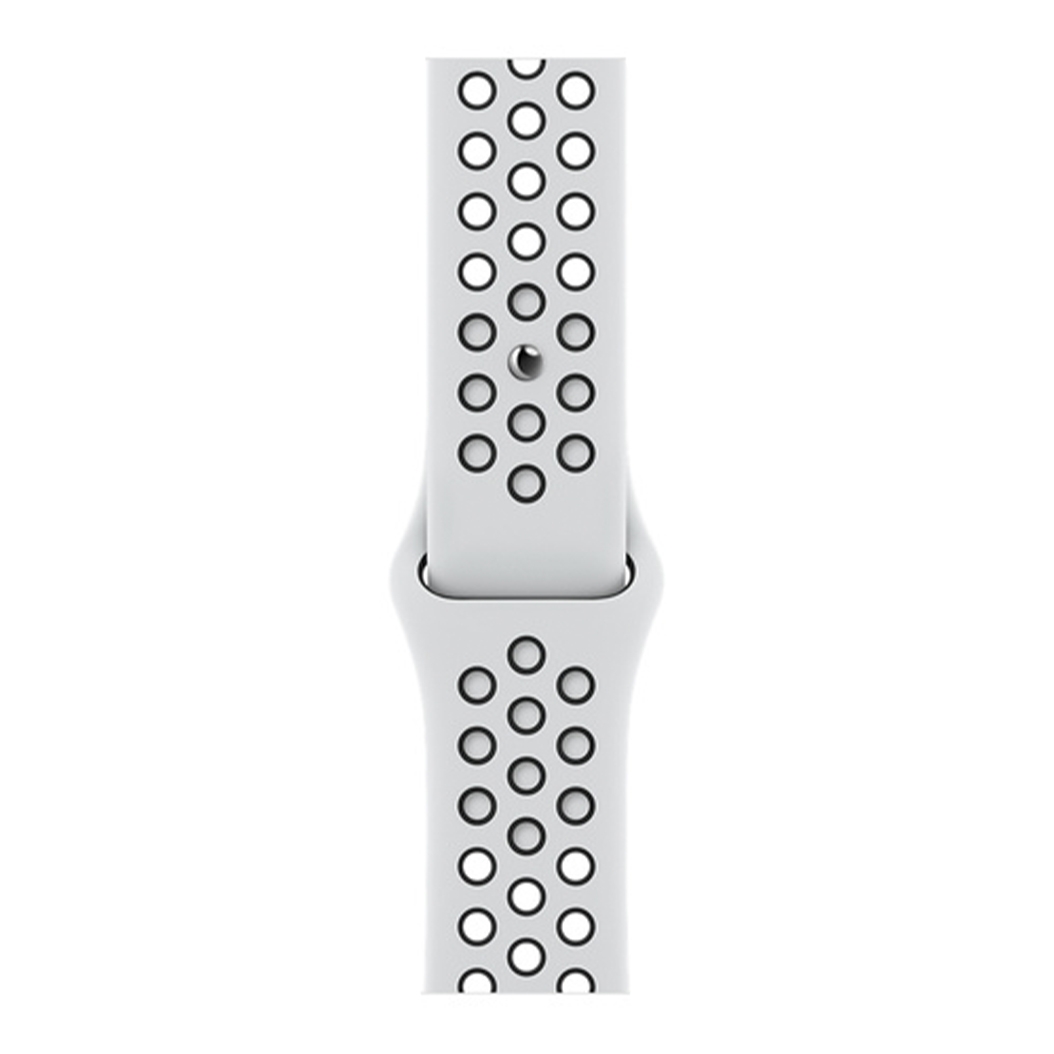 Смарт-годинник Apple Watch Series 7 Nike + 45mm Starlight Aluminium Case with Pure Platinum Black Nike Sport Band