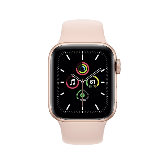 Смарт-годинник Apple Watch SE 40mm Gold Aluminum Case with Pink Sand Sport Band UA - ціна, характеристики, відгуки, розстрочка, фото 2