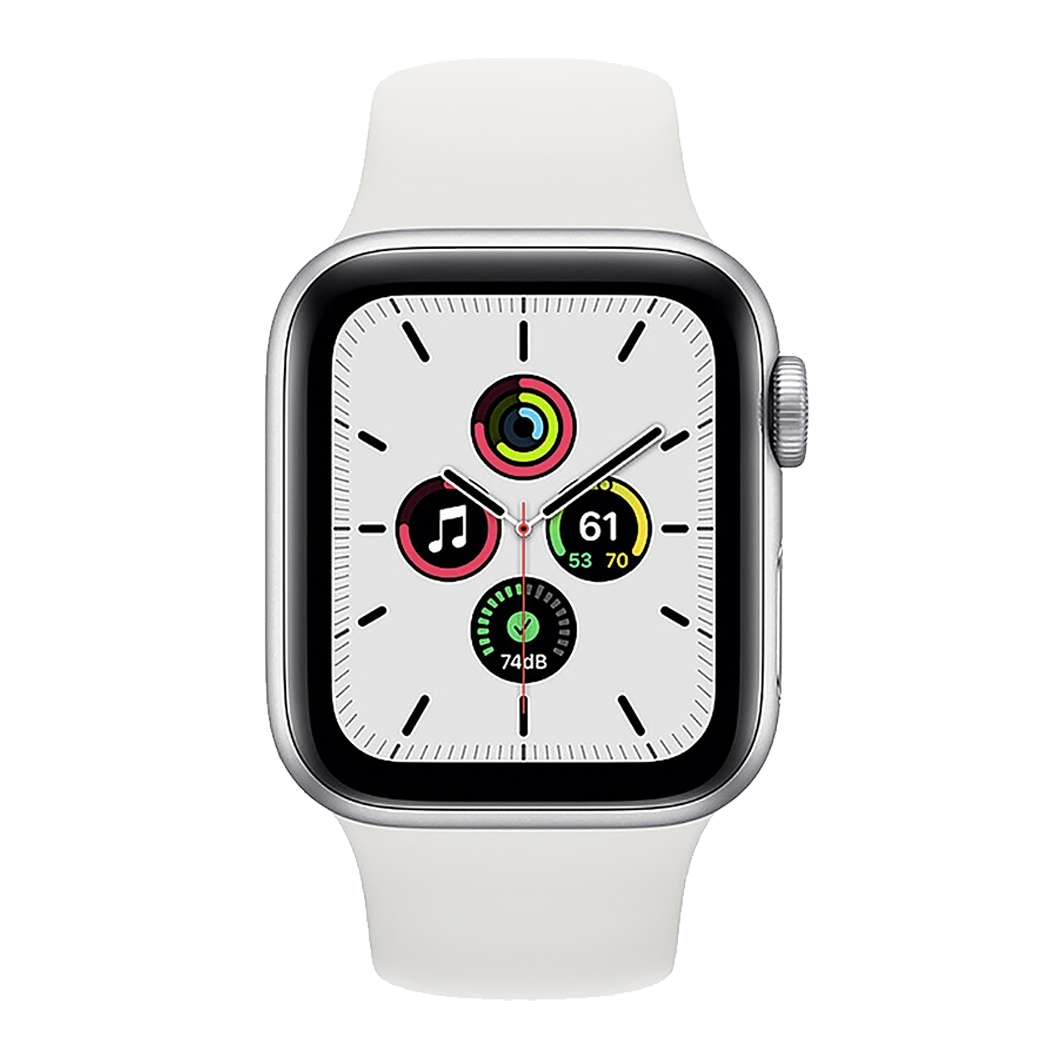 Смарт-часы Apple Watch SE 44mm Silver Aluminum Case with White Sport Band UA - цена, характеристики, отзывы, рассрочка, фото 2