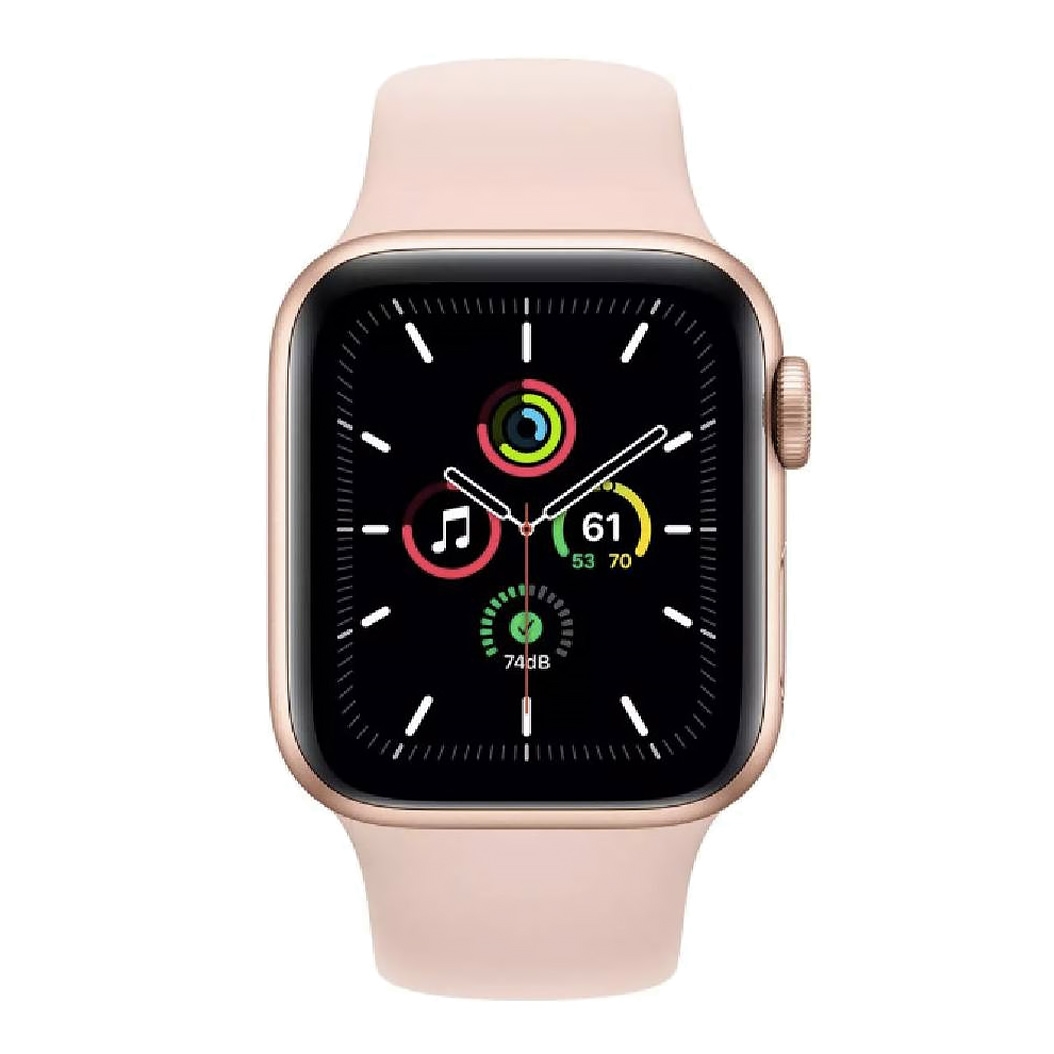 Смарт-часы Apple Watch SE 44mm Gold Aluminum Case with Pink Sand Sport Band UA - цена, характеристики, отзывы, рассрочка, фото 2