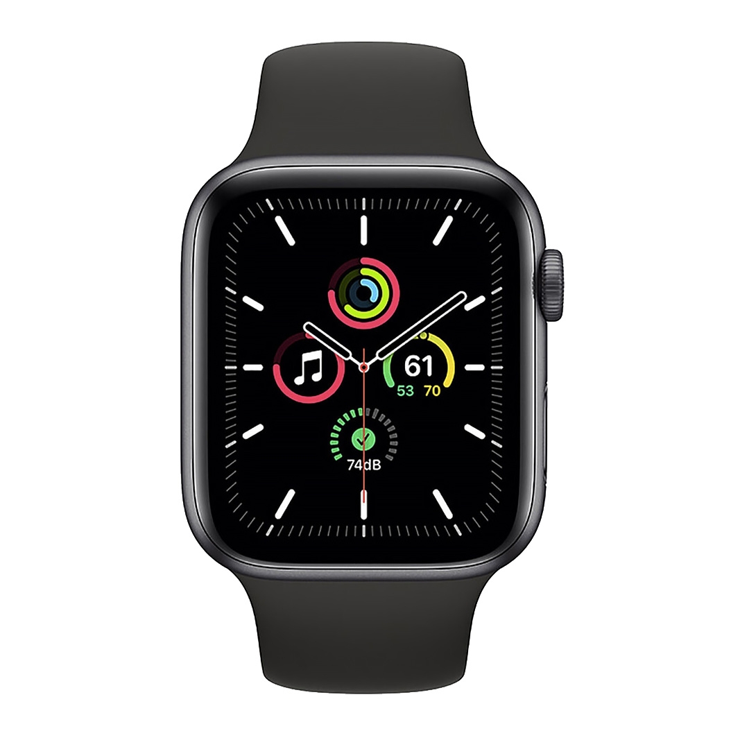 Смарт-часы Apple Watch SE 44mm Space Gray Aluminum Case with Black Sport Band UA - цена, характеристики, отзывы, рассрочка, фото 2