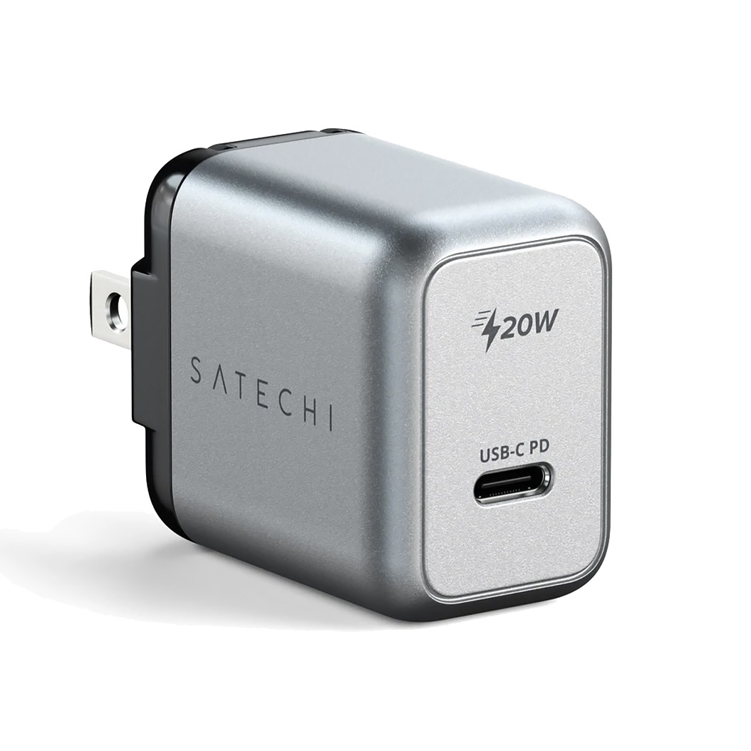 Сетевое зарядное устройство Satechi 20W USB-C PD Wall Charger Space Gray - цена, характеристики, отзывы, рассрочка, фото 2