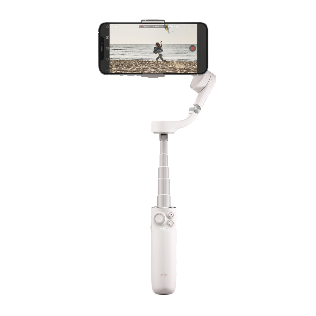 Ручной трёхосевой стабилизатор для смартфонов DJI Osmo Mobile 5 Sunset White - цена, характеристики, отзывы, рассрочка, фото 1