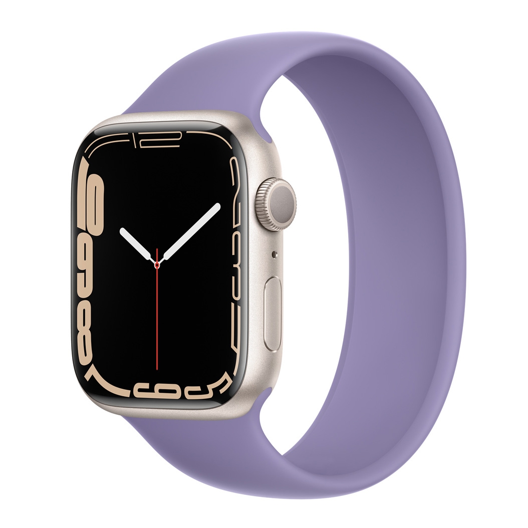 Смарт-годинник Apple Watch Series 7 45mm Starlight Aluminum Case with Lavender Sport Loop