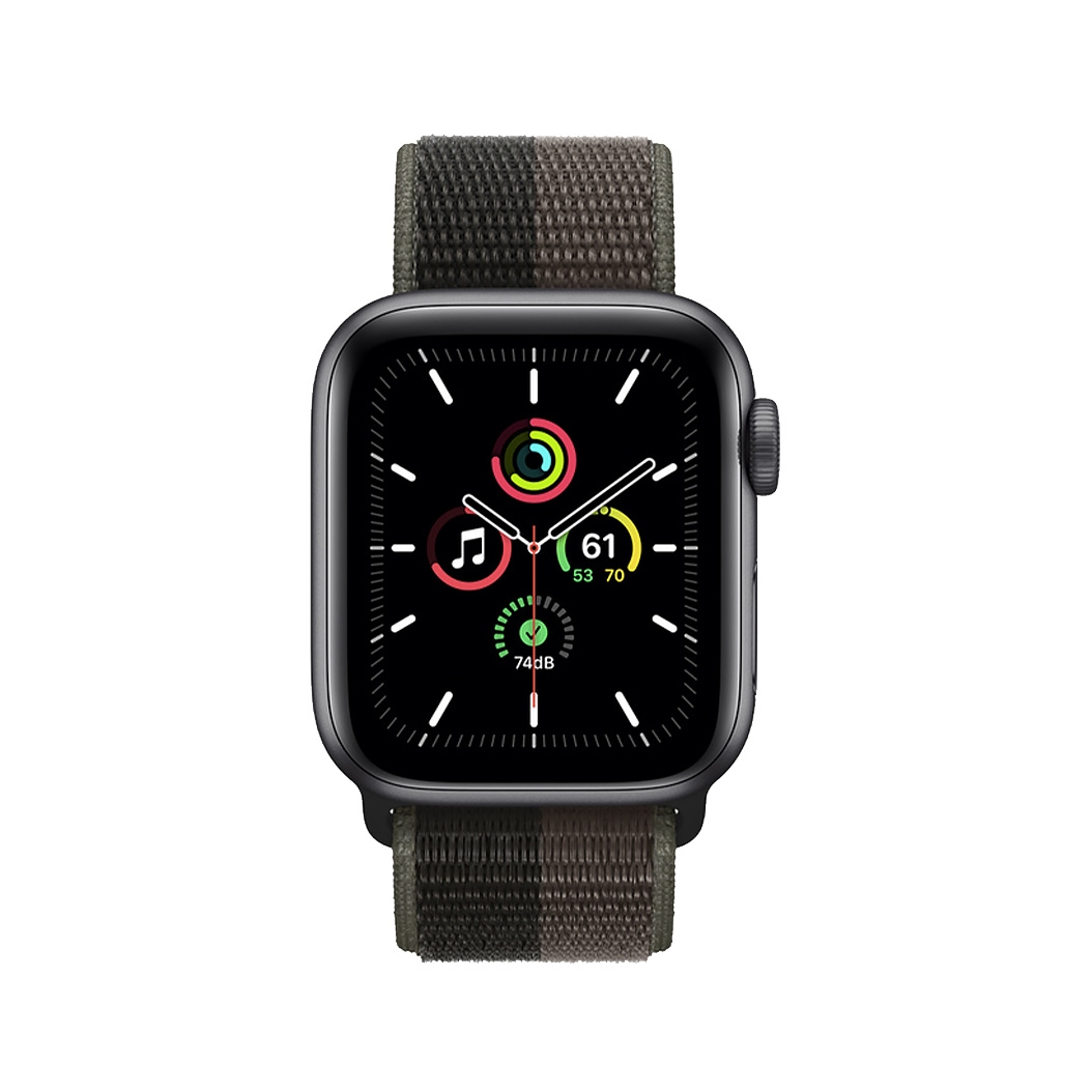Смарт-часы Apple Watch SE 40mm Space Grey Aluminium with Tornado/Gray Sport Loop