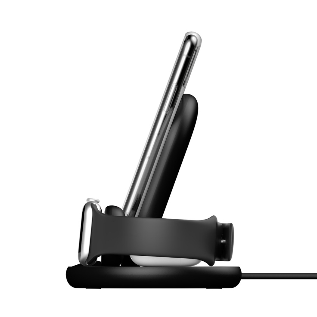 Бездротовий зарядний пристрій Belkin Boost Up 3-in-1 Wireless Charger Black - ціна, характеристики, відгуки, розстрочка, фото 7